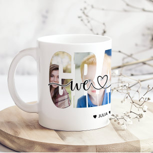 We Love You Grandpa Add Photo And Name Coffee Mug