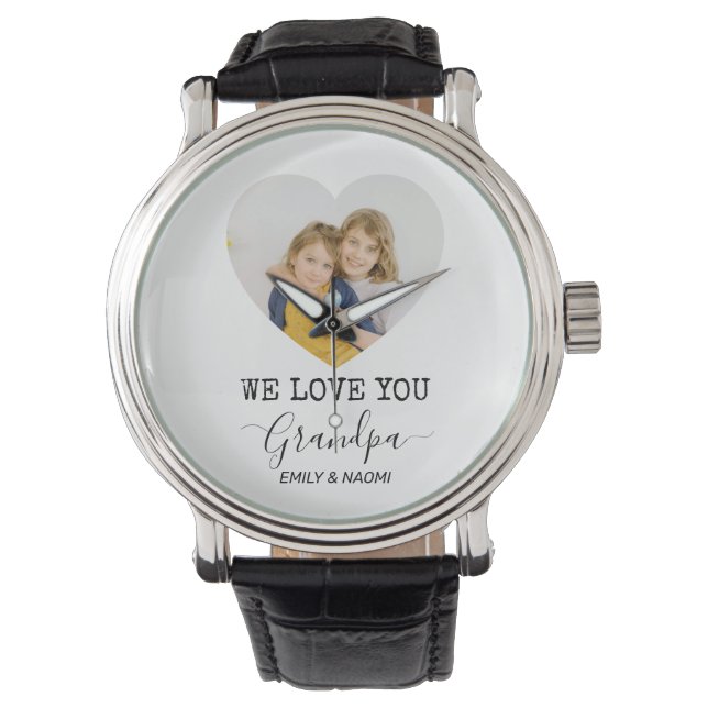 We Love You Grandpa |  Personalised eWatch Watch (Front)