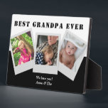 We Love You Grandpa Personalised Photo Collage Plaque<br><div class="desc">We Love You Grandpa Personalised Photo Collage</div>