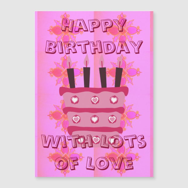 We Love You Happy Birthday (Front)