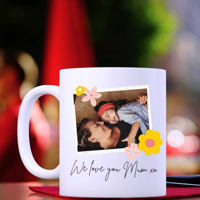 We Love You Maa World Best Modern print White Mug  (Creator Uploaded)