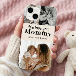 We Love You Mommy – Custom Photo Collage iPhone  Case-Mate iPhone 14 Case