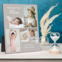 We Love You Mum Children's Photo Collage