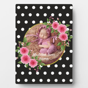 We Love You Mum Custom Mothers Day 2 Photo Collage Plaque