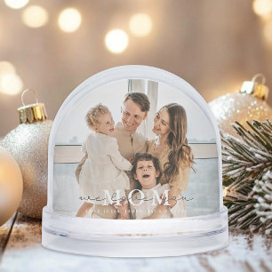 We Love You Mum Custom Snow Globe