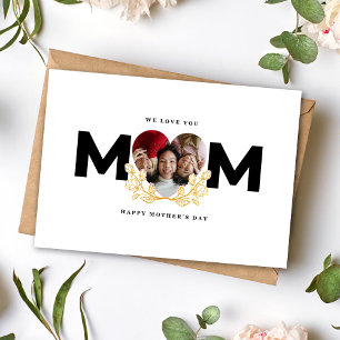 We Love You Mum Holiday Card