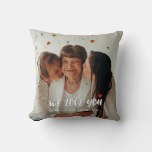 We Love You Mum – Personalised Gift Photo Cushion
