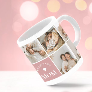 We Love You Mum Personalised Photo Coffee Mug