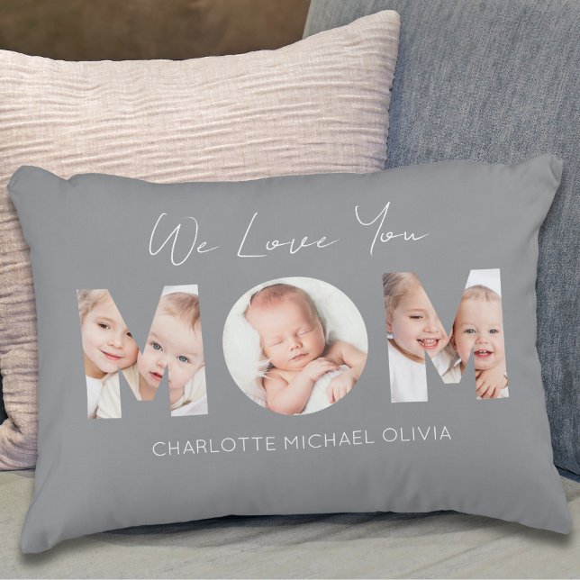 We Love You Mum Photo  Decorative Cushion (Creator Uploaded)