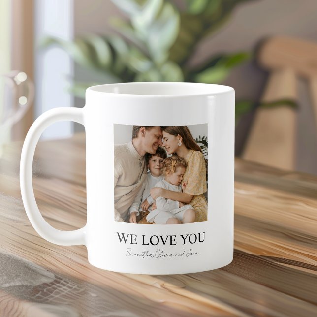 We Love You Mum Photo Mug – Personalised Family  (Creator Uploaded)