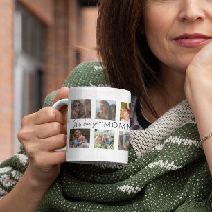 We Love You Mummy   Customised Photo Collage Coffee Mug