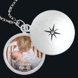 We love you Mummy Personalised Photo Locket Necklace<br><div class="desc">Perfect for mummy,  customise this locket with her children's photo and a special message. Personalised this locket,  a beautiful gift and keepsake.</div>