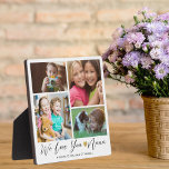We Love You Nana | Grandkids 4 Photo Collage Plaque<br><div class="desc">We Love You Nana  | Grandkids 4 Photo Collage Plaque -- Make your own 4 picture frame  personalised with 4 favourite grandchildren photos and names.	
Makes a treasured keepsake gift for grandmother for birthday, mother's day, grandparents day and other special days.</div>