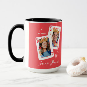 We make a great pair custom photo valentines day mug