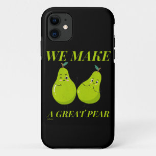 WE MAKE A GREAT PEAR funny love                    Case-Mate iPhone Case