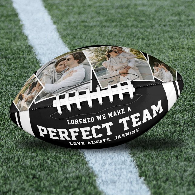 “We Make a Perfect Team” 4 Photo Football (Creator Uploaded)