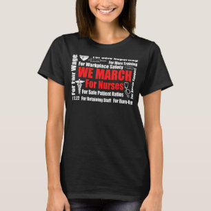 We March For Nurses Million Nurse March Women Powe T-Shirt
