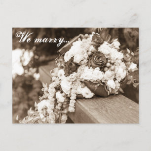 We marry... postcard