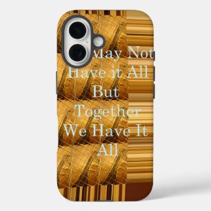 We may not have it all Giraffe Safari  Hakuna Mata iPhone 16 Case