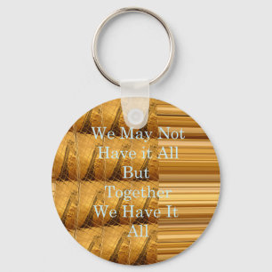 We may not have it all Giraffe Safari  Hakuna Mata Key Ring