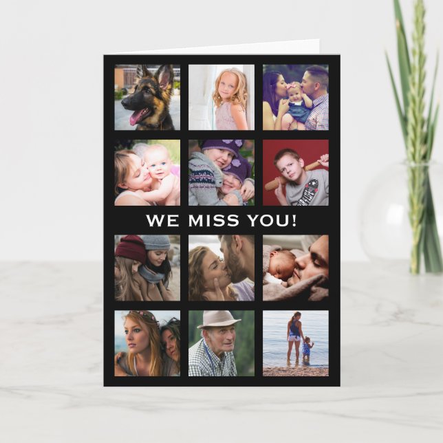 We Miss You | Missing Family & Friends Card (Front)