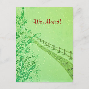 We Moved Announcement Postcard