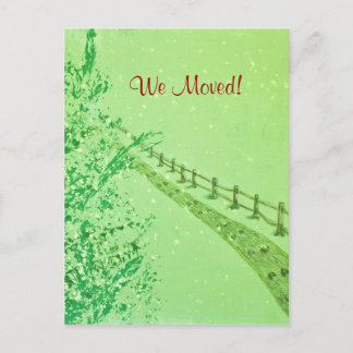 We Moved Announcement Postcard