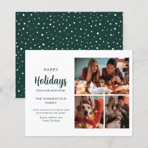 We Moved Change of Address Christmas Photo Collage