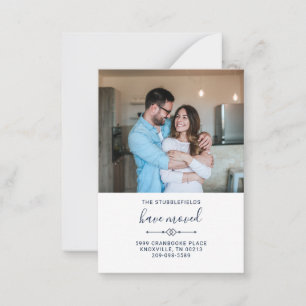 We Moved Family Photo Moving Announcement