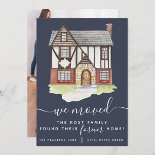 We Moved Found Our Forever Home Announcement Cards