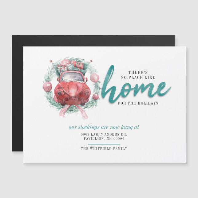 We Moved Holiday Moving Home Announcement (Front/Back)