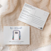 We Moved Our New Address Pastel Watercolor