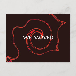 We Moved Postcard