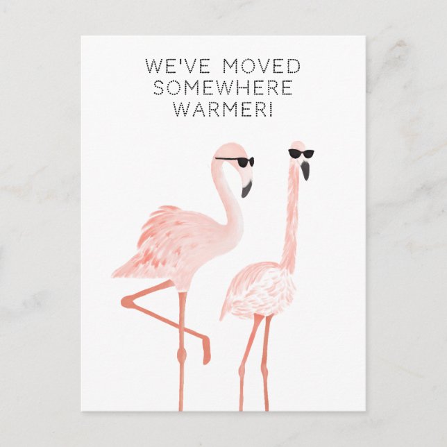 We Moved Postcard (Front)