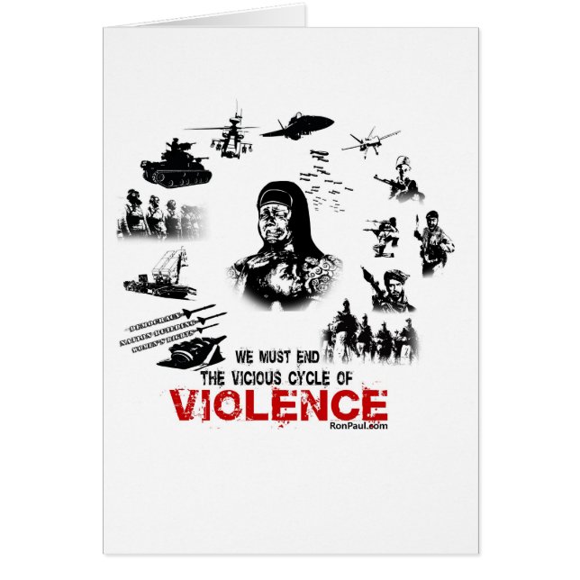We Must End the Vicious Cycle of Violence! (Front)