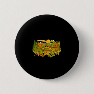 We Must Tee Stop Eating Toad As He Ate Another Fro 6 Cm Round Badge
