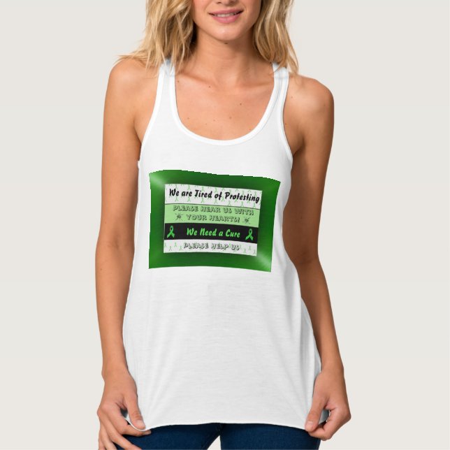 We Need a Cure Lyme Womens Tank Top (Front)