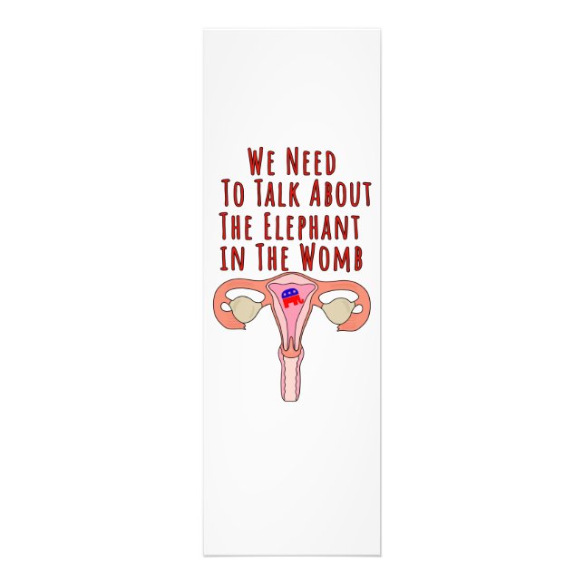 We Need to Talk About The Elephant In The Womb Photo Print (Front)