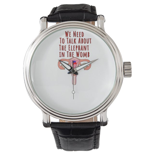 We Need to Talk About The Elephant In The Womb Watch (Front)