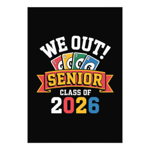We Out Senior Class Of 2026 Photo Print