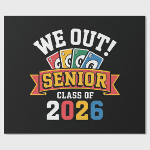 We Out Senior Class Of 2026 Wrapping Paper