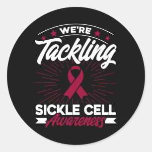 We Pack It With Sickle Cell Anaemia Consciousness  Classic Round Sticker