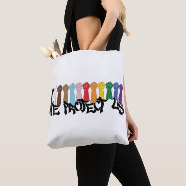 We Protect Us Tote Bag (Close Up)