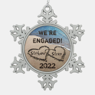 We’re Engaged Snowflake Ornament