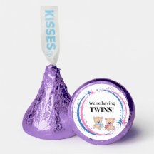 We’re Having Twins Boy and Girl Purple