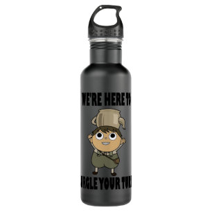We’re Here To Burgle Your Turts  710 Ml Water Bottle
