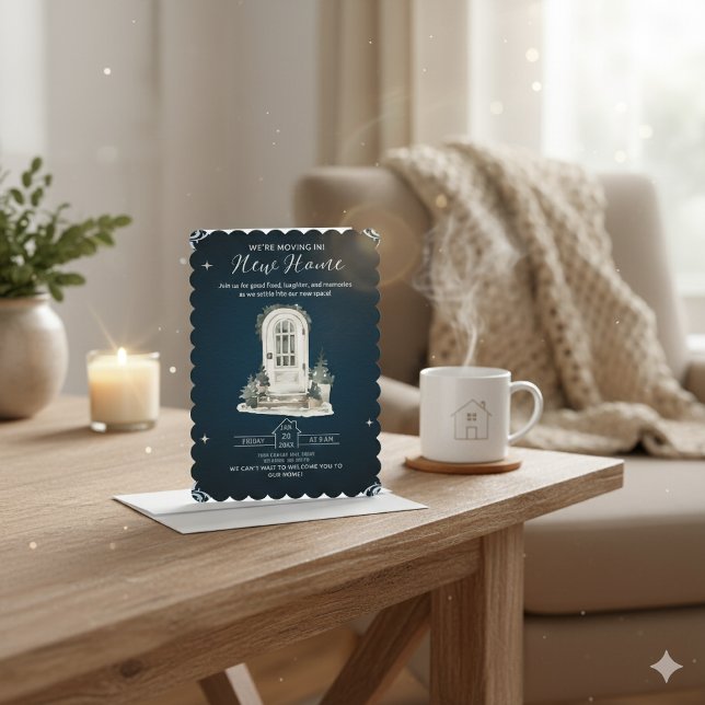 We’re Moving In! New Home Housewarming Invitation (Creator Uploaded)