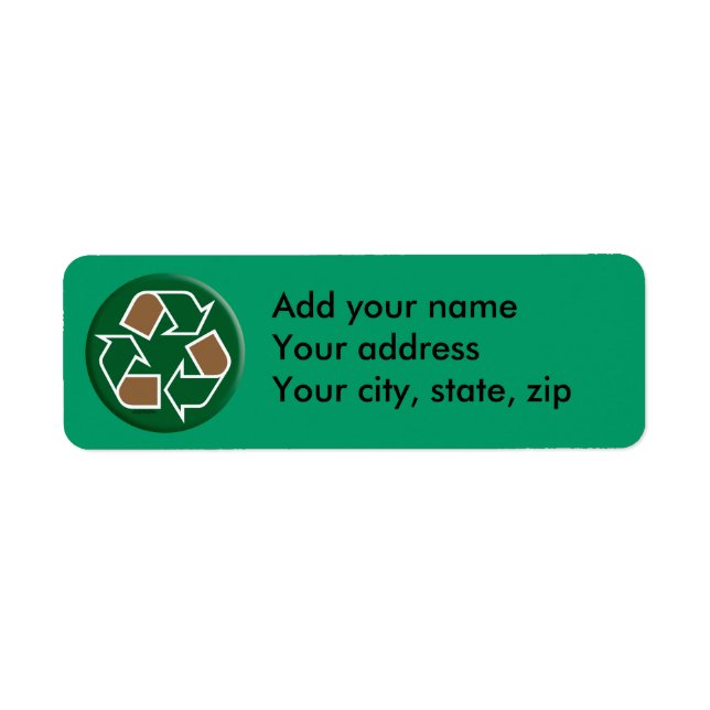 We Recycle Labels (Front)