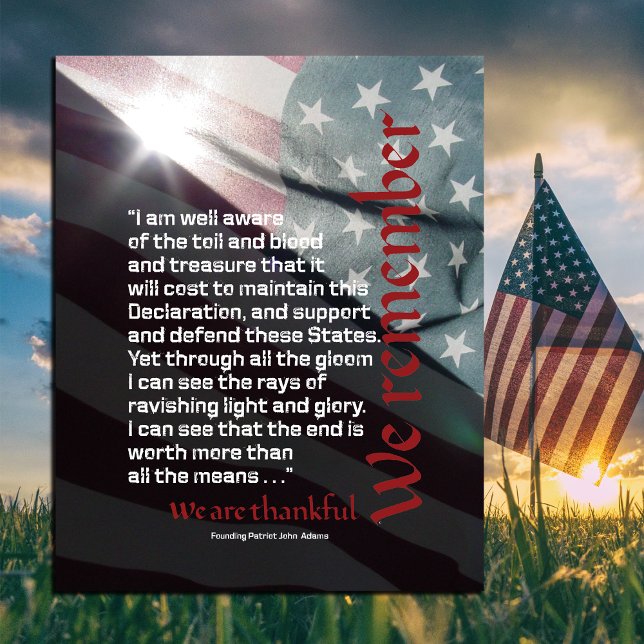 WE REMEMBER, WE ARE THANKFUL POSTER (Creator Uploaded)