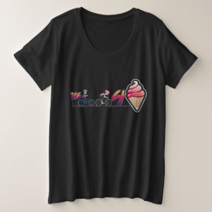 We Ride 4 Ice Cream Plus Size T-Shirt